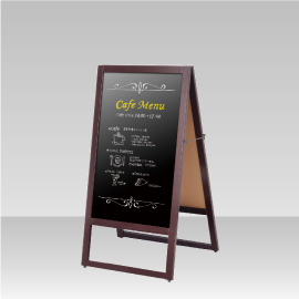 木製黒板スタンド