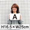 英字プレート H165×250mm