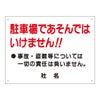 駐車場であそんではいけません