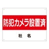防犯カメラ設置済