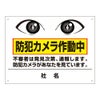  防犯カメラ作動中