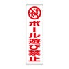 ボール遊び禁止
