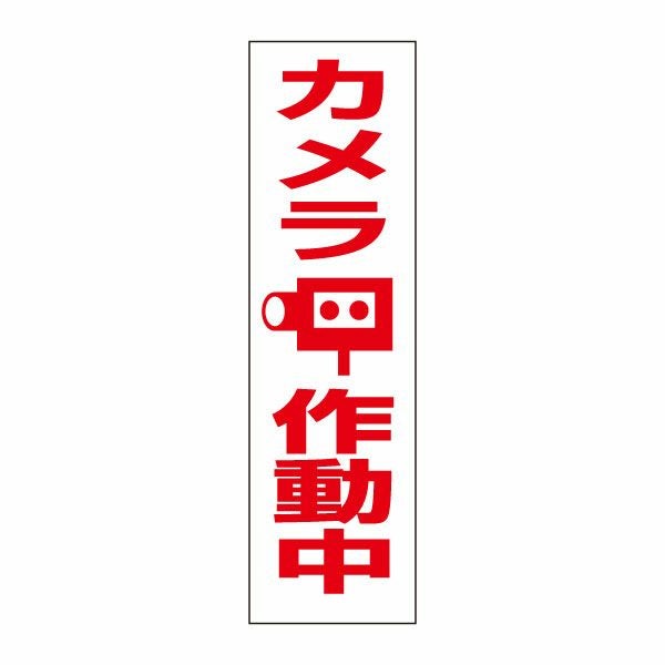 カメラ作動中