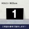 駐車場　番号プレート
