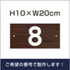 駐車場　番号プレート