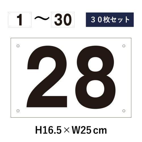 お手軽！選べる番号プレート |【本店】看板ならいいネットサイン