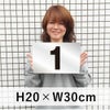 番号プレート シルバー 30枚 200×300mm