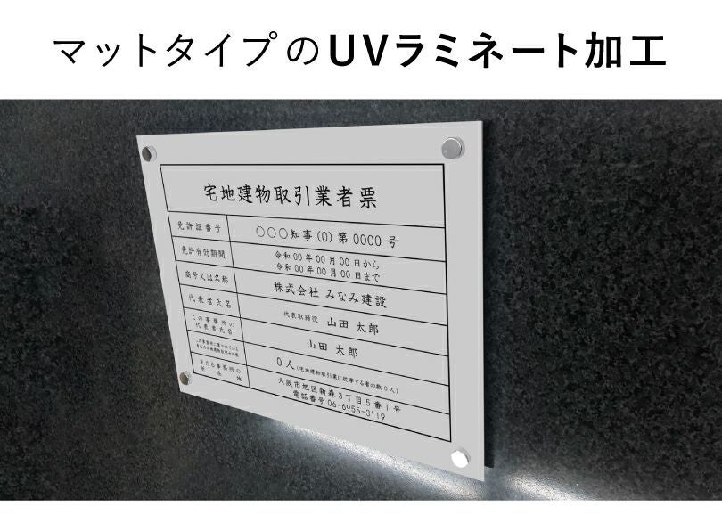 看板 壁付けタイプ