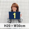 番号プレート ネイビー 200×300mm