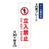 立入禁止プレート