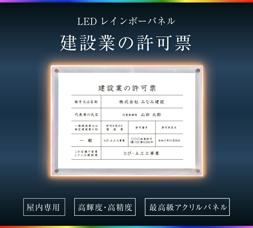 レインボーパネル B3サイズ