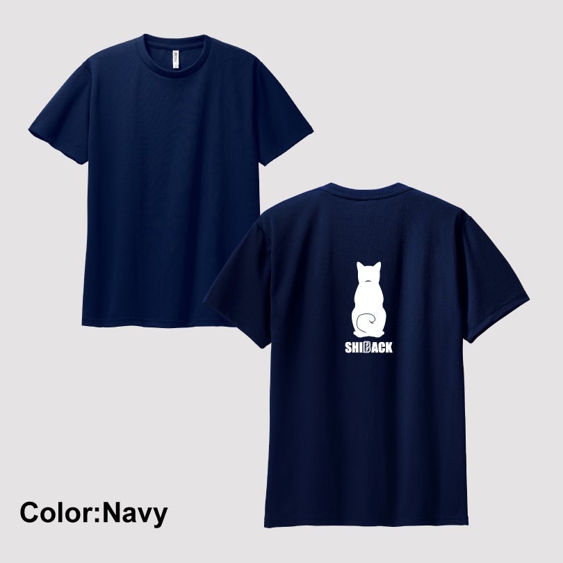 SHIBACK Tシャツ ネイビー